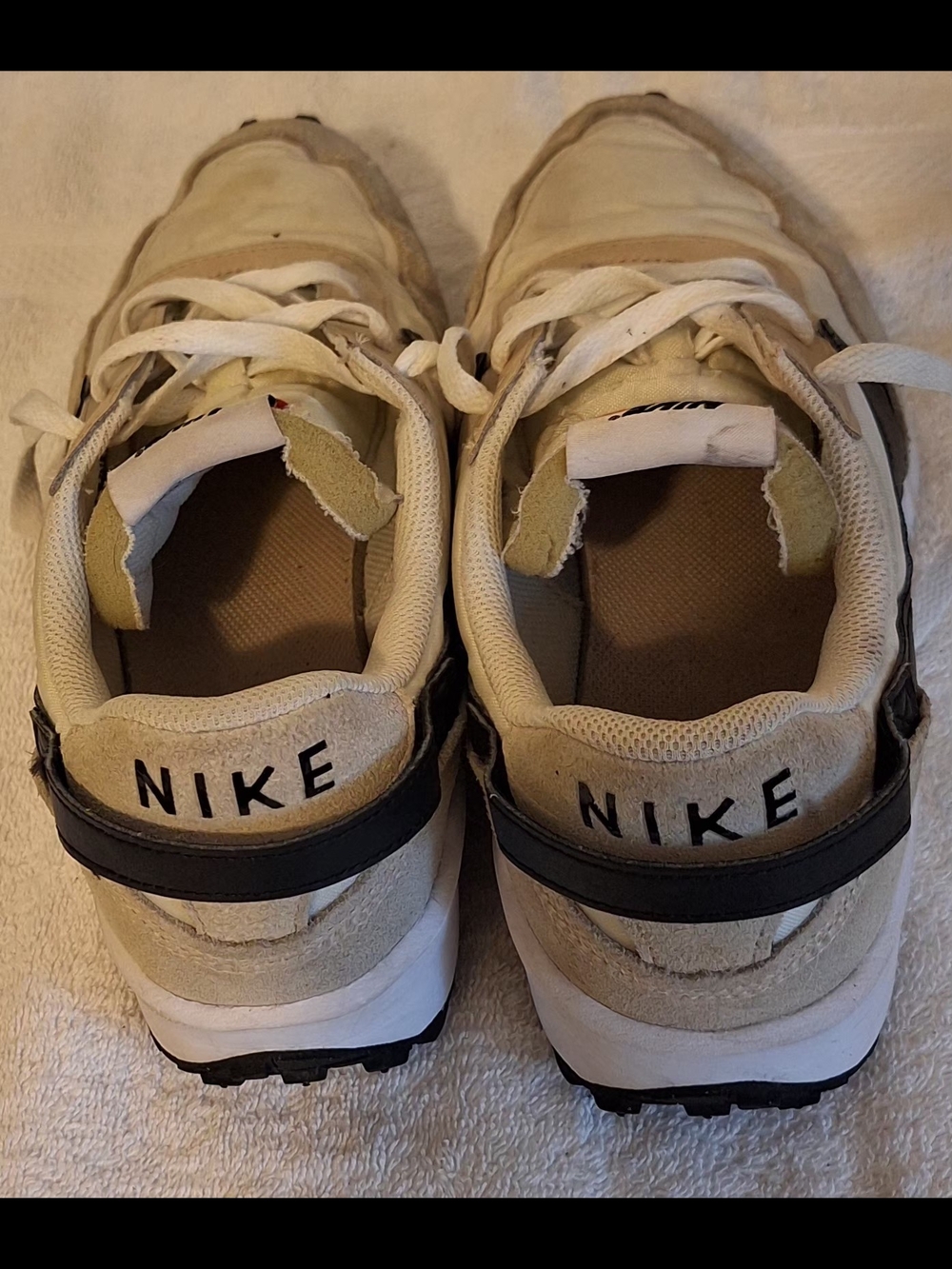 Nike Women's Waffle Debut 'Sanddrift/Black' - Picture 5 of 11